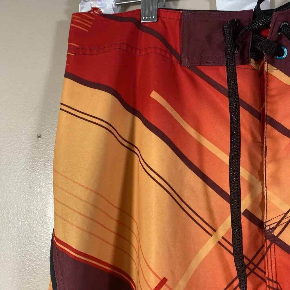 HURLEY Phantom Board Shorts Colorful Stretch Pocket Surf Mens 31 32